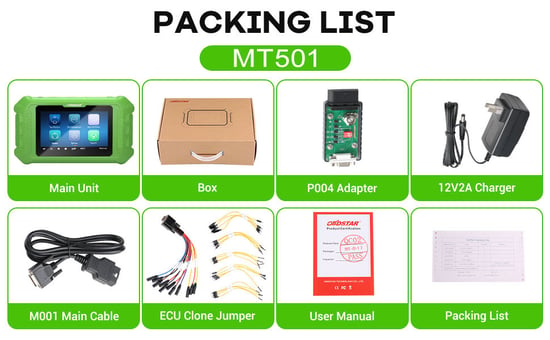 OBDSTAR MT501 Test Platform for Fuel Vehicle Dashboard Airbag Gear Lever A/C by BENCH