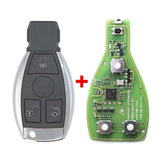 Xhorse VVDI MB Device + 5 PCS Chrome Remote Key Bundle