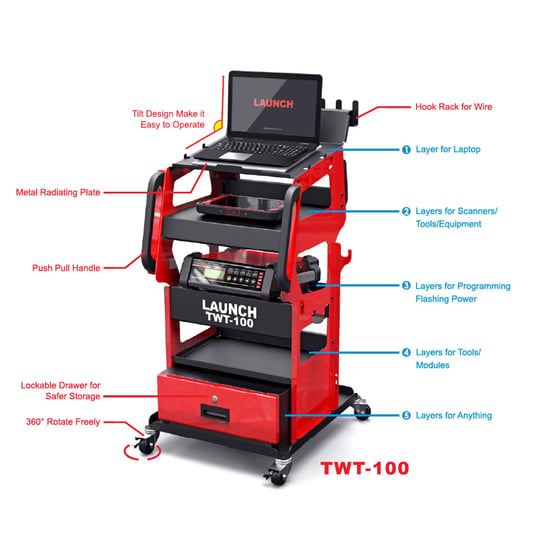 LAUNCH TWT-100 Tool Trolley Multi-purpose