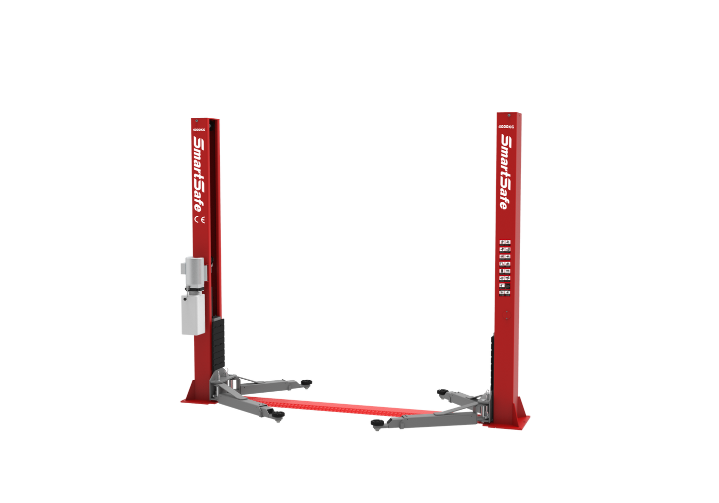 SmartSafe LT240 Floor Plate Two Post Lift