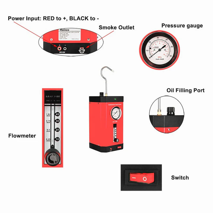 LAUNCHER LCH-ALT400 LEAK DETECTOR