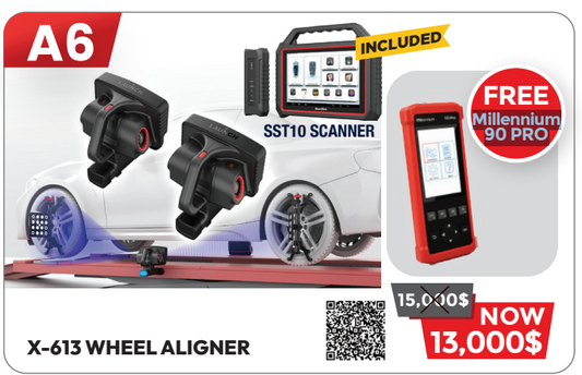 LAUNCH A6 X-613 WHEEL ALIGNER + Millennium 90 PRO (Q4 2026)