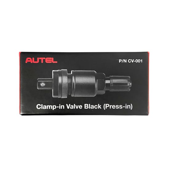 Autel CV-001 Black Metal Press-IN Valve Stem for MX 1-Sensor Press-IN Universal TPMS Sensors