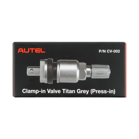 Autel CV-002 Clamp-in Titan Grey Metal Valve Stem for MX 1-Sensor  Press-IN Universal TPMS Sensors