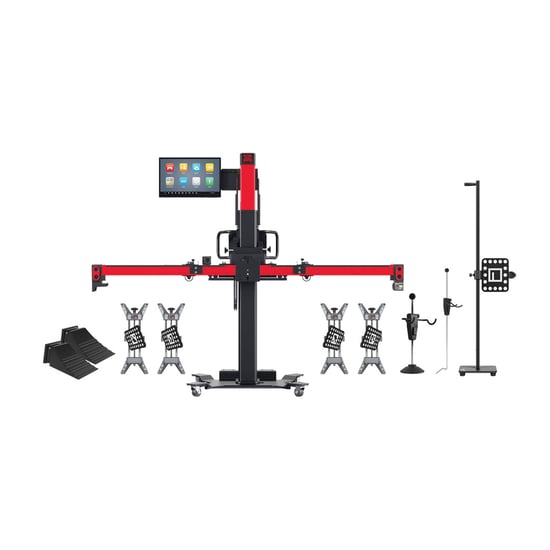 Autel MAXISYS ADAS ALL SYSTEMS 2.0T Adjustable Calibration Frame And Tools + MaxiSys MS909 Diagnostic Tablet
