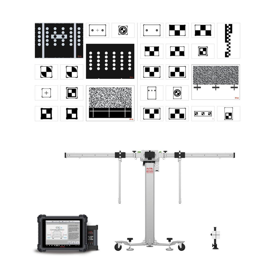 Autel Portable Adas System MA600 ALL SYSTEMS 2.0T Calibration System + MaxiSys MS909 Diagnostic Tablet