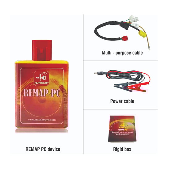 AutoShop REMAPTOOL PC New Version Remap and Tuning Device via Bluetooth