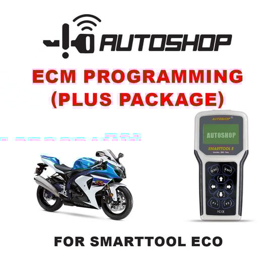 Autoshop ECM Programming (Plus Package): Read/Renew ECMID Honda Kline, Program Key for Piaggio MEDLEY/GTS, etc FOR SMARTTOOL ECO