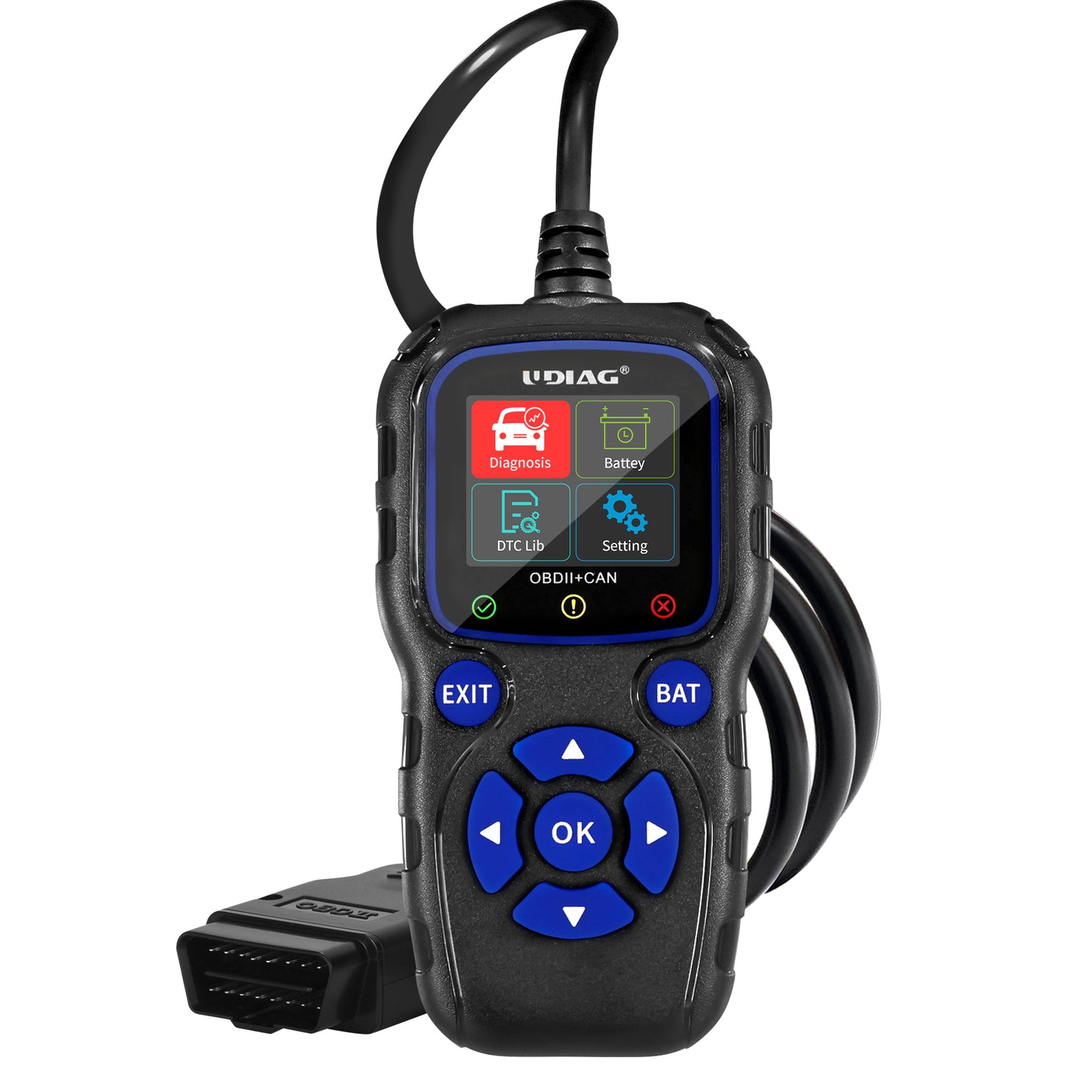 UDIAG CR720 OBDII Scanner Car Code Reader For All Cars