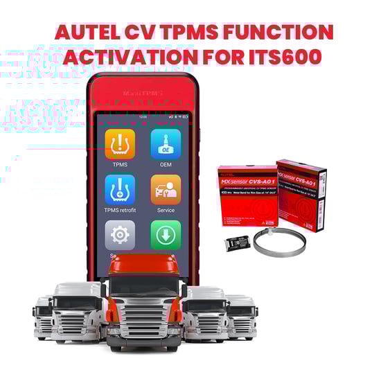 Autel CV TPMS Function Activation for ITS600