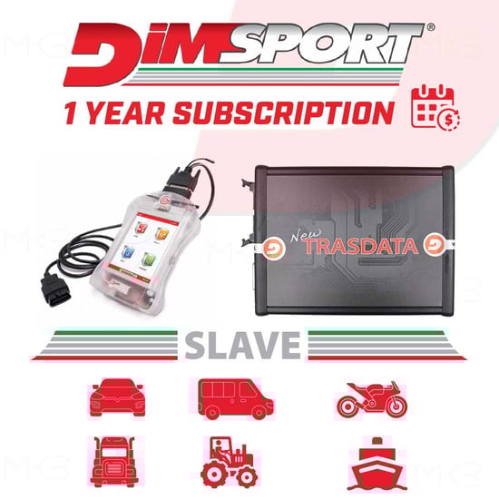 Dimsport - SUBSCRIPTION FOR SLAVE TOOLS (ANY CATEGORY & TOOL), 12 MONTHS (V99YFP001X)