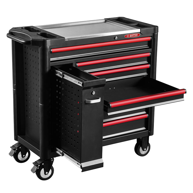 GATMATIC GEC901 Heavy-duty Rolling Tool Cabinet Steel Worktop