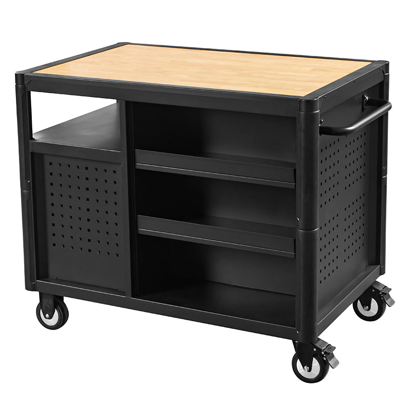 GATMATIC GEC903 12 Drawers Wood Worktop Tool Trolley