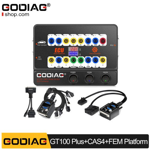 GODIAG GT100 Pro Breakout Box ECU Tool + BMW CAS4 CAS4+ FEM/BDC Test Platform Bundle