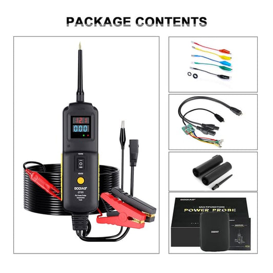 GODIAG GT101 4 in one DC 6-40V Circuit Tester Power Probe Relay Tester
