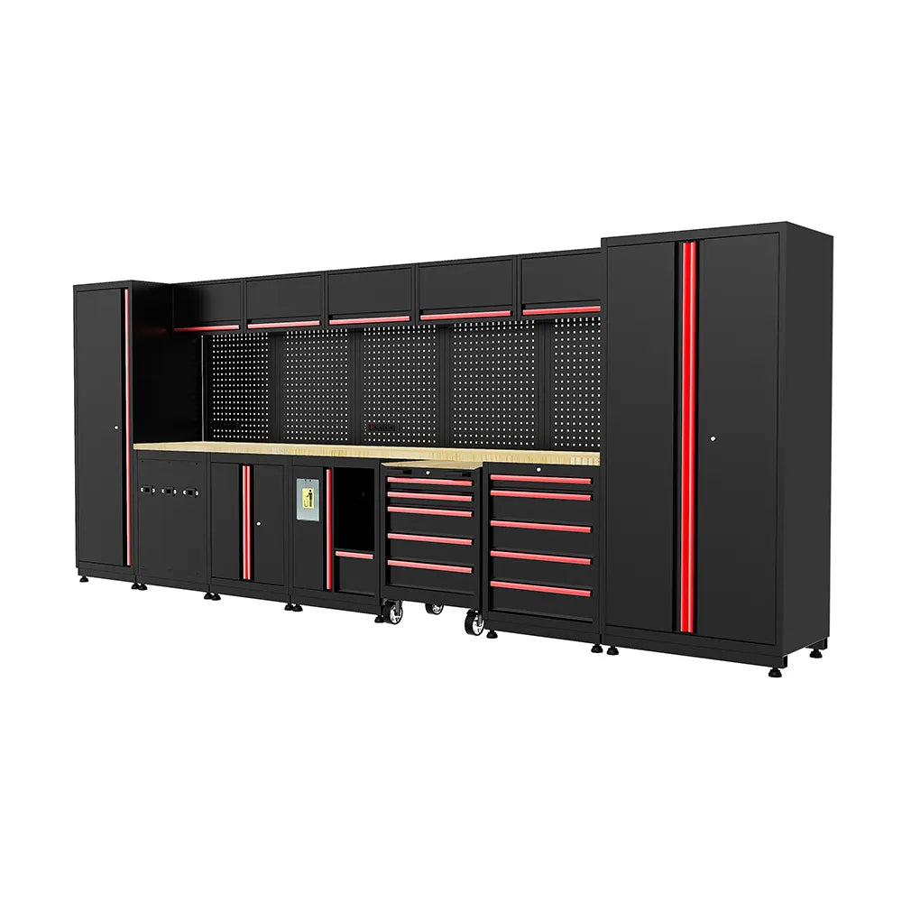 GWS-181A Garage Workshop Cabinet & Wooden Workbench