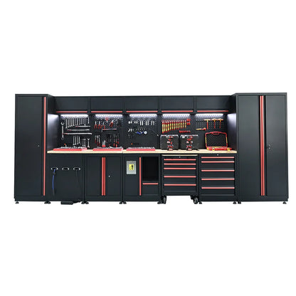 GATMATIC GWS-181A Garage Workshop Cabinet & Wooden Workbench