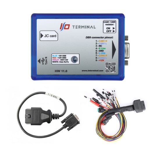 IO Terminal – ( OBD Cable & GODIAG OBD2 Jumper Adapter )