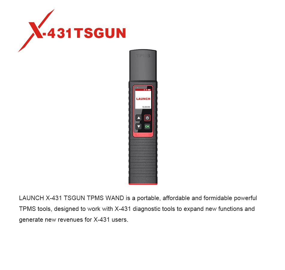 TS-GUN - X431 TPMS PROGRAMMING TOOL