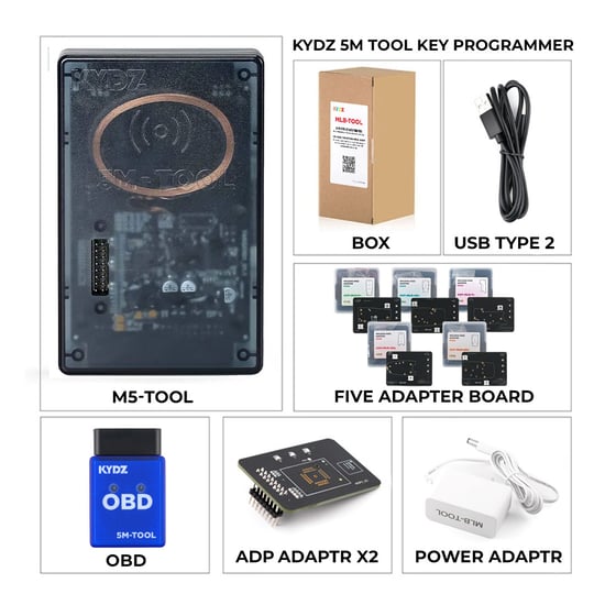 KYDZ MLB (5M Tool ) Key Programmer with KYDZ OBD Bluetooth Adapter