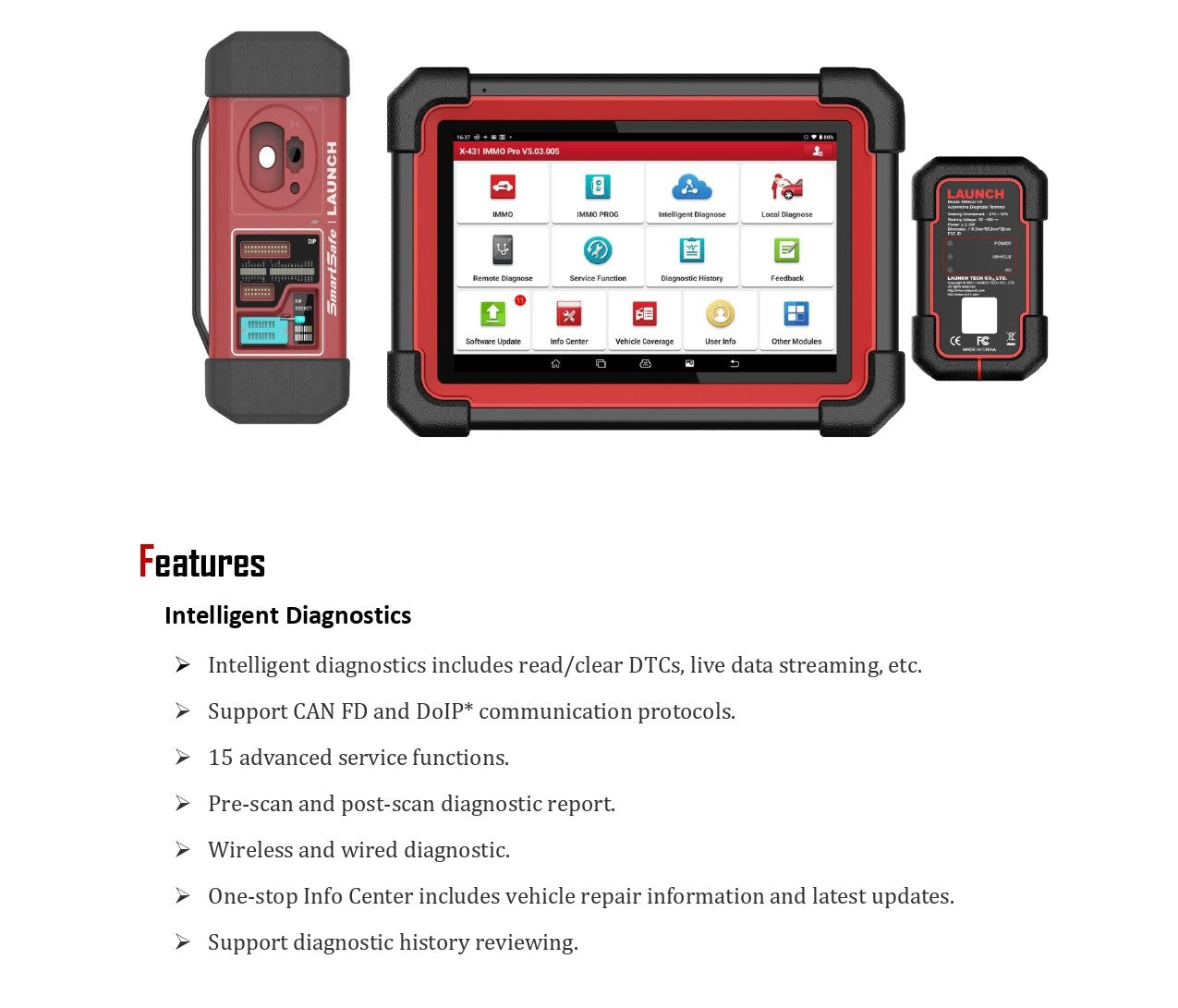 Launch X-431 IMMO PRO Complete Key Programming & Diagnostic Solution
