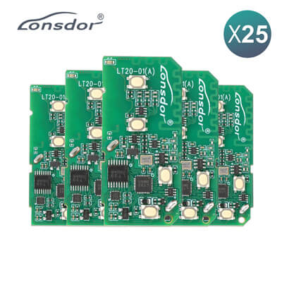 Lonsdor Toyota Lexus Universal Smart Remote PCB x5 PCs & FREE Lonsdor Bluetooth Smart Key Generator