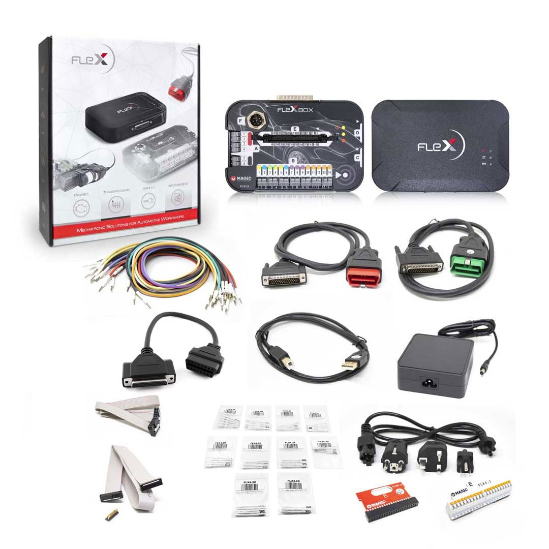 MAGIC FLK02.V02 FLEX Full HW Kit + Magic FLS0.15S - SW Flex Heavy Duty OBD/Bench/Boot - Slave