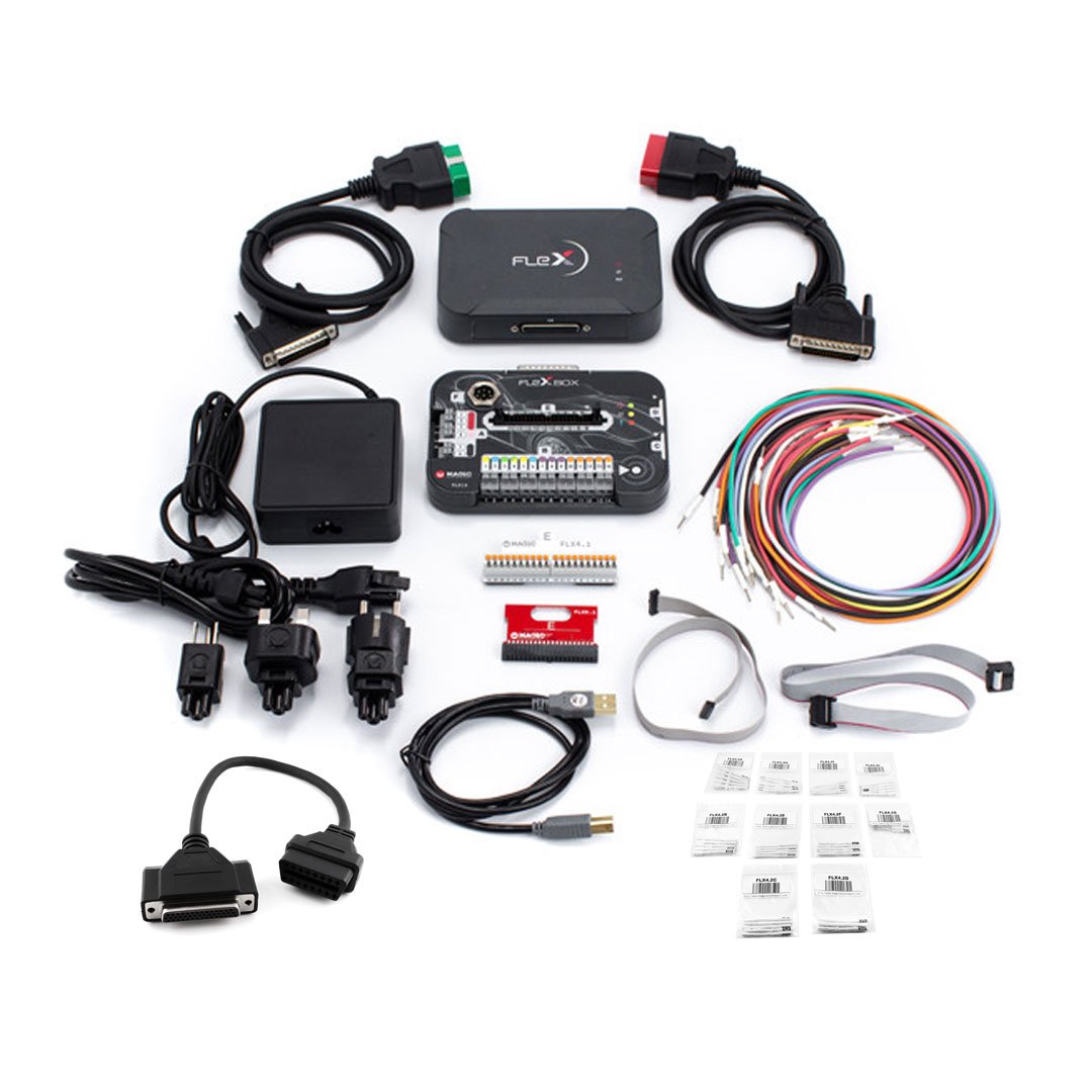 MAGIC FLK02 FLEX Full HW Kit + FLS0.1M ECU (cars, vans, bikes) OBD + Bench Master