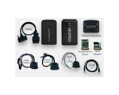 Microtronik Autohex II BMW WVCI HW4 Diagnostic Scan Coding Programming Tool Full Package