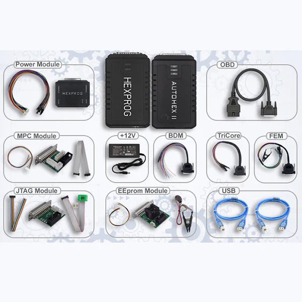 Microtronik Autohex II BMW WVCI HW4 Diagnostic Scan Coding Programming Tool Lite Locksmith Package