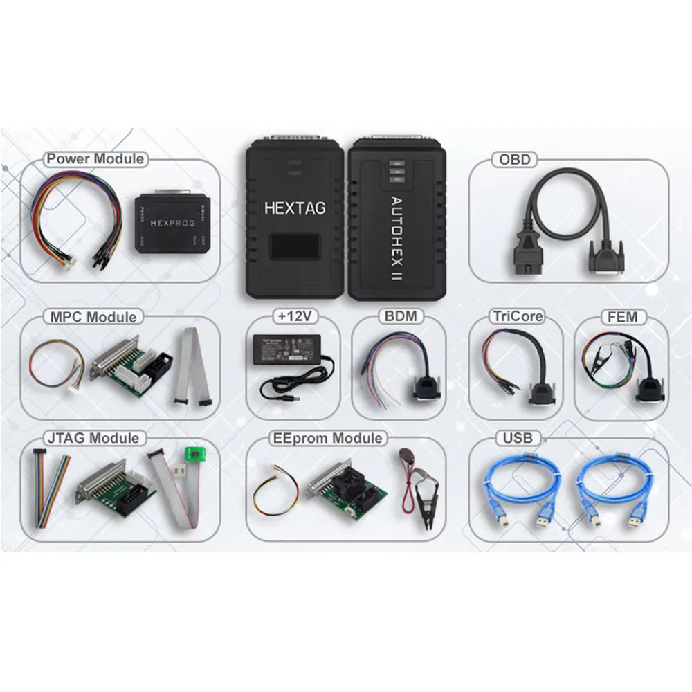 Microtronik Autohex II BMW WVCI HW4 Diagnostic Scan Coding Programming Tool Standard Package