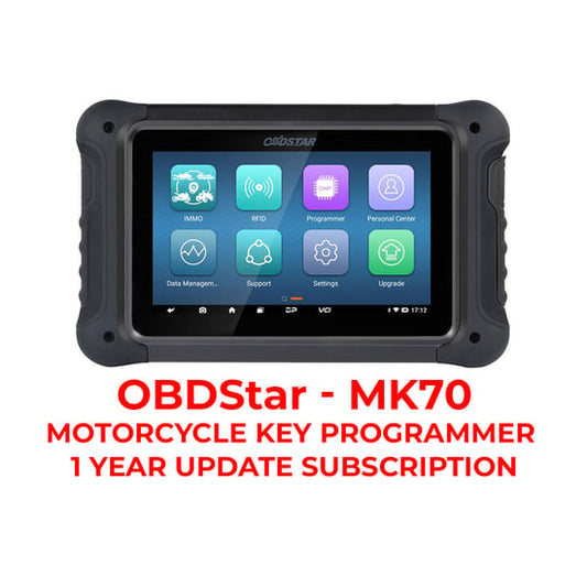 OBDSTAR - MK70 Motorcycle Key Programmer 1 Year Update Subscription