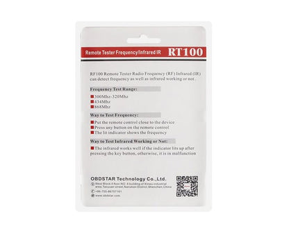 OBDSTAR RT100 Remote Tester Frequency Infrared IR