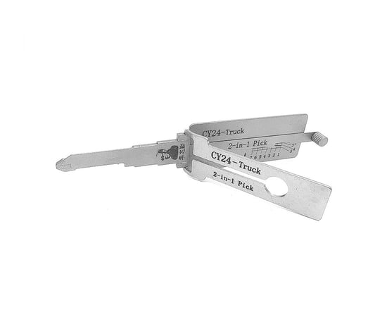 Original Lishi 2-in-1 Pick Decoder Tool CY24-TRUCK 5 depths