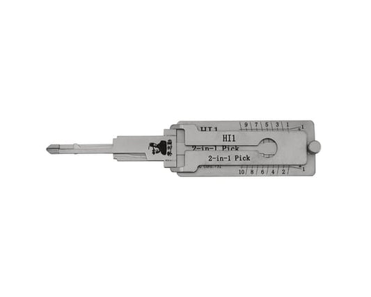 Original Lishi 2-in-1 Pick Decoder Tool HI1+IGN-AG Hino Truck 2005+ Anti Glare Type