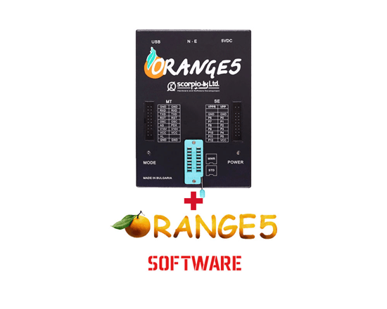 Scorpio Orange5 Original Programmer - Locksmith Kit with 30 Adapter/Cable & Immobilizer HPX Software