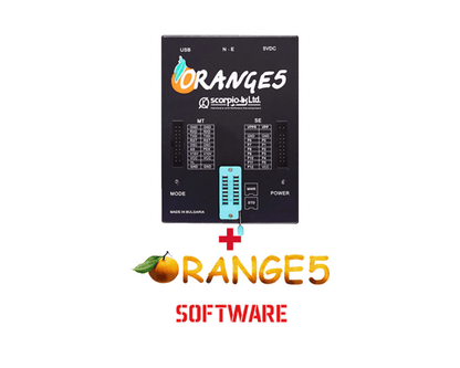 Scorpio Orange5 Original Programmer - Locksmith Kit with 30 Adapter/Cable & Immobilizer HPX Software