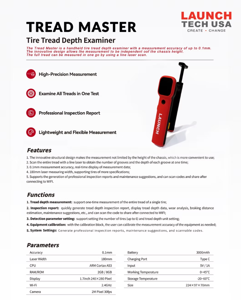 LAUNCH TreadMaster