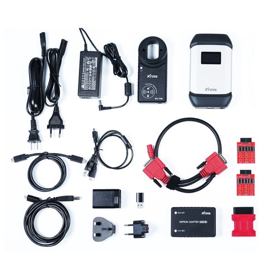 X-Tool X100PAD Elite2 Professional Key Programmer + KC501 Key & Chip Programmer + M821 Mercedes Benz Adapter