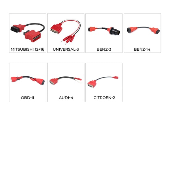 XTool Diagnostic Upgrade ( Adapters & Cables ) Kit For OBD