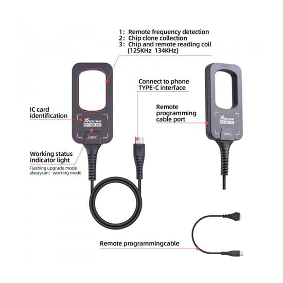 Xhorse VVDI Bee Key Tool Lite XDKML0EN + Gift 6pcs XKB501EN Wired Remotes
