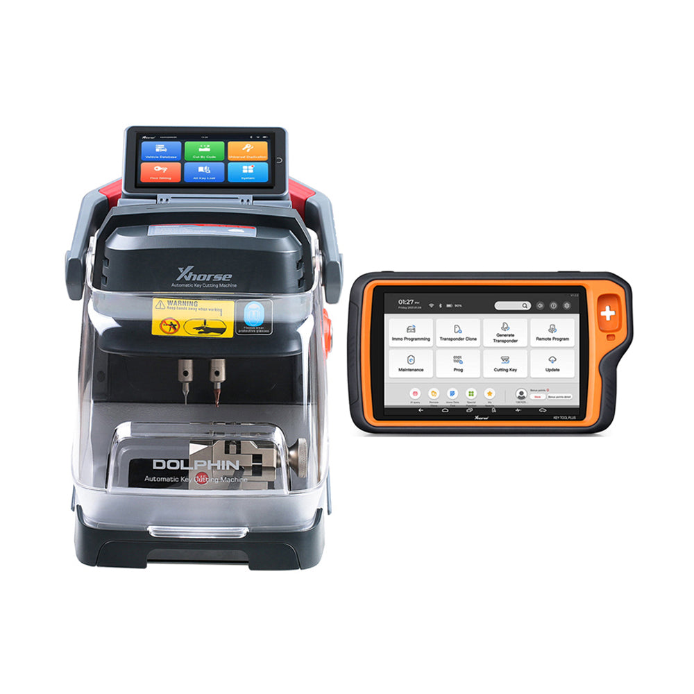 Xhorse VVDI Key Tool Plus Pad Device and Xhorse Dolphin II XP-005L Key Cutting Machine Get Free Xhorse VVDI Mini Key Tool Device