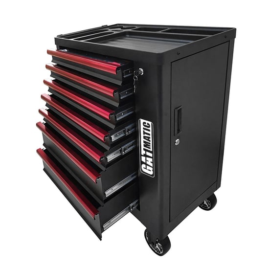 GATMATIC GEC307 Empty Tool Trolley 7 Drawers