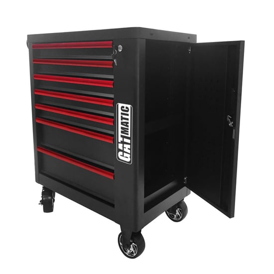 GATMATIC GEC307 Empty Tool Trolley 7 Drawers