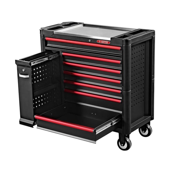 GATMATIC GEC90 Heavy-duty Rolling Tool Cabinet Steel Worktop