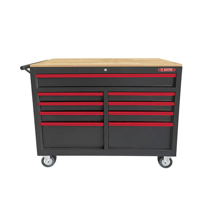 GATMATIC GEC905 Wood Worktop Tool Cabinet With Heavy-duty Casters