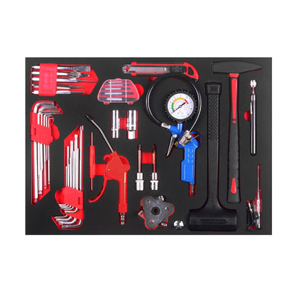 GATMATIC GTT381 ABS Tray Worktop Tool Cabinet With 381 Pcs Tools
