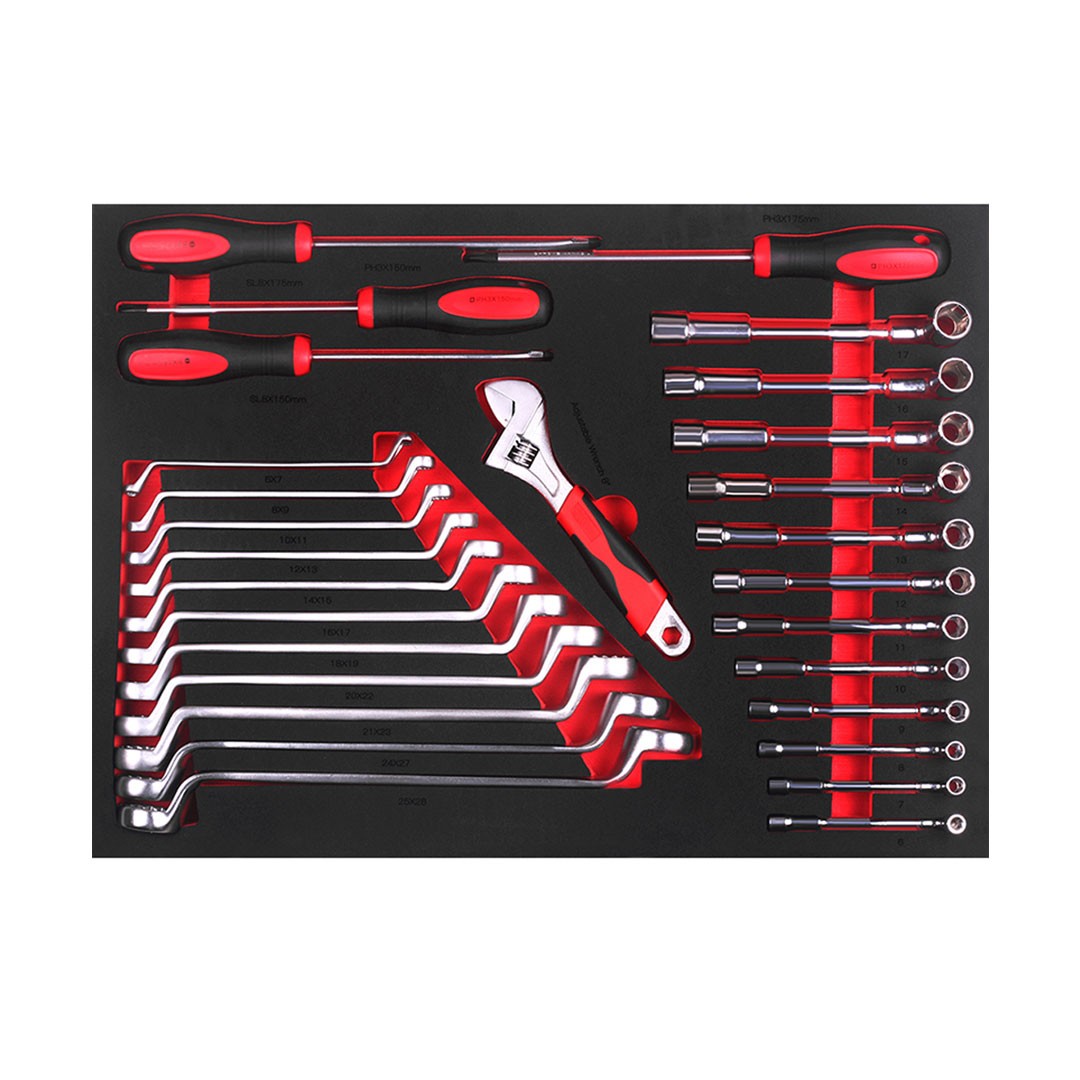 GATMATIC GTT381 ABS Tray Worktop Tool Cabinet With 381 Pcs Tools