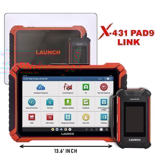 Launch X-431 PAD IX LINK PAD 9 PAD9 Intelligent High-end Flagship Diagnostic Tool