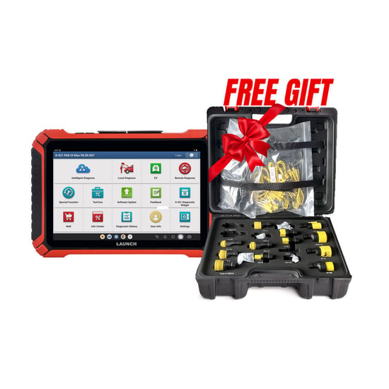 LAUNCH X-431PAD IX PAD 9 LINK High-end Flagship Diagnostic Tool & FREE X-431 B Box Pad HD Extension Module Gift